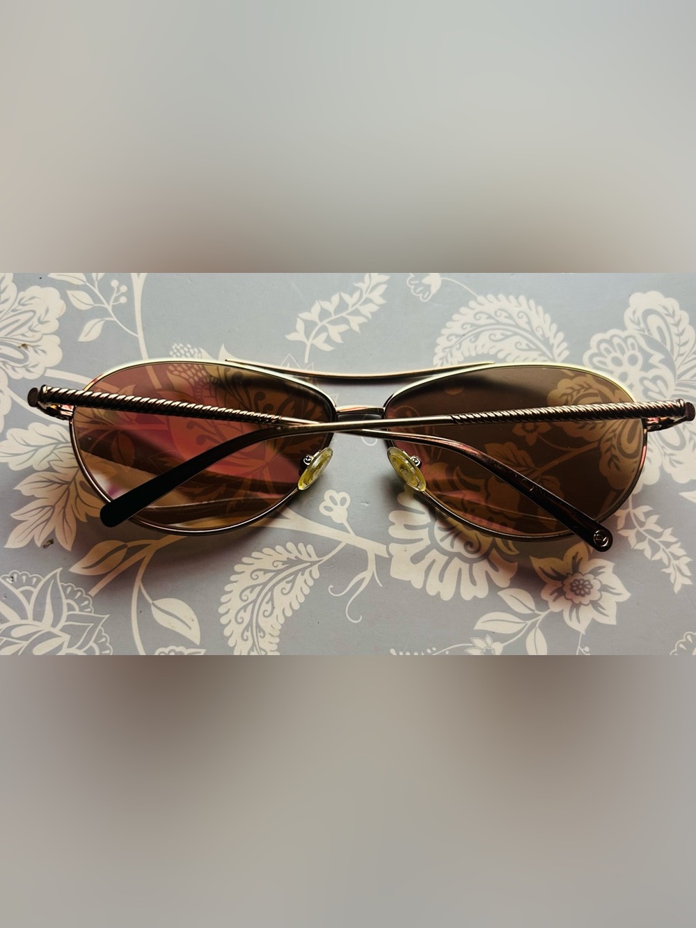 David Yurman Waverly DY039 Titanium Rose Gold aviator Pilot Sunglasses